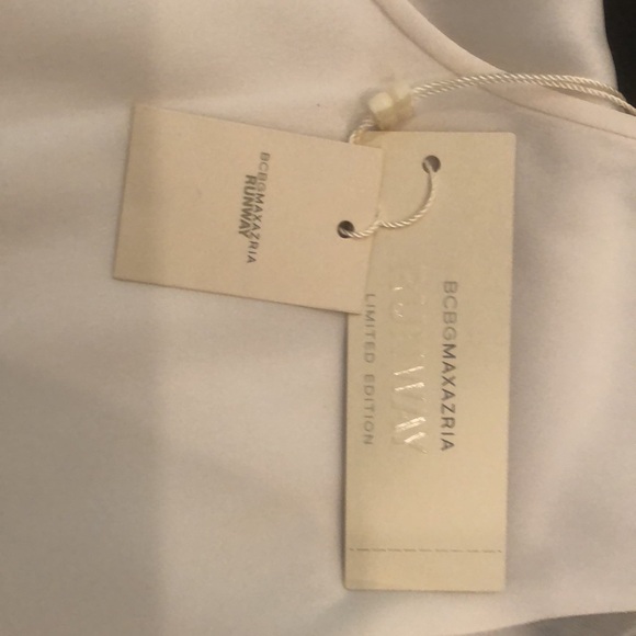 BCBGMAXAZRIA sheer long waist new with tags dress. - Picture 7 of 8